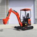 1.8ton Micro Machinery Small Crawler Excavator