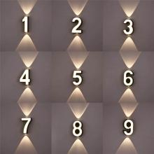 Outdoor Waterproof Residential Door Number Lights