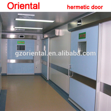 stainless steel medical door design for interior ICU room