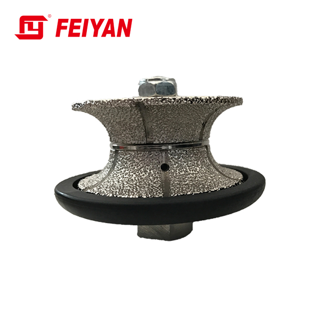 Vacuum Brazed Hand Profile Bits Grinding Wheels for Stone Profiling wheels masonic working tools counter top slab profile