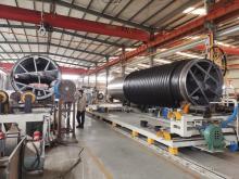 Black Polyethylene HDPE Reinforced Krah Pipe Corrugation