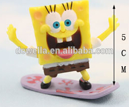 Small plastic Sponge bob toys,PVC sponge bob figures