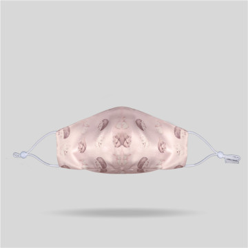 custom children mulberry silk face cover with filter