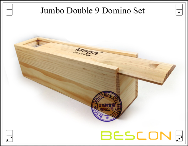 Jumbo Double 9 Domino Set-10 Jumbo Double 9 Domino Set-10