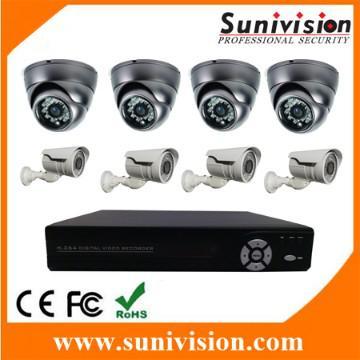 2014 Hot CCTV System! 8pcs Cameras  with 8CH  DVR CCTV Kit
