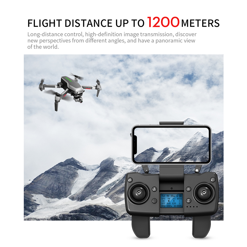 L109 PRO GPS Drone With 2-axis Gimbal Anti-shake Selfstabilizing Wifi FPV 4K Camera Brushless Quadcopter VS SG906 PRO F11 ZEN K1
