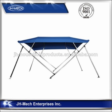 4 Bow Round tube Pontoon bimini tops