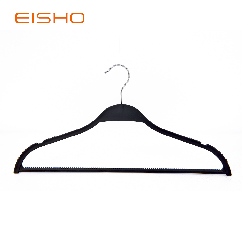 Eisho New Arrival Black Plastic Suit Hanger