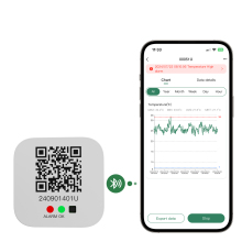 Bluetooth Smart Sensor Phone App for Temperature and Humidity Data Logging
