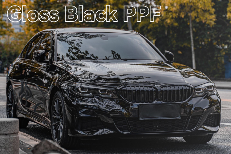 Black color change ppf wrap