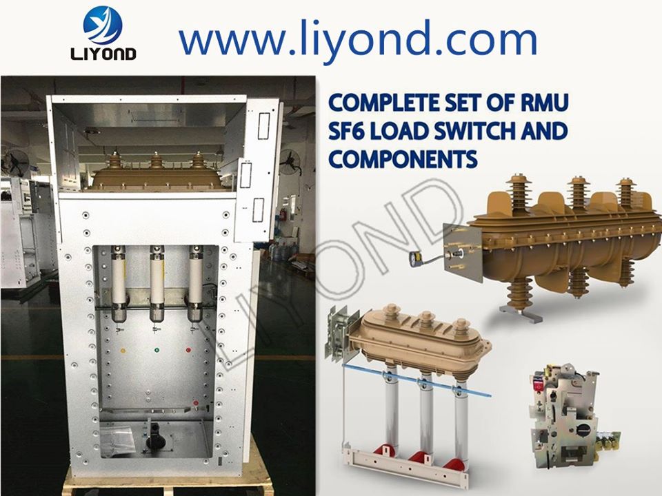 RMU 36KV 40.5KV 350mm 630A SF6 Load Break Switch sf6 33kv for Gas Insulated Metal Enclosed switchgear