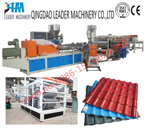 UV resistance pvc/pmma glazed tiles production line