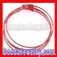 70mm Basketball Wives Red Plain Silver Hoop Earrings Wholesale?