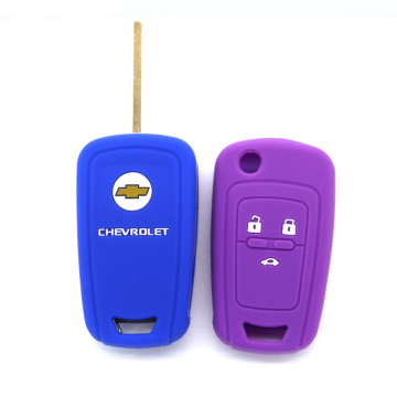 Silicone rubber key cover key cap for Chevrolet