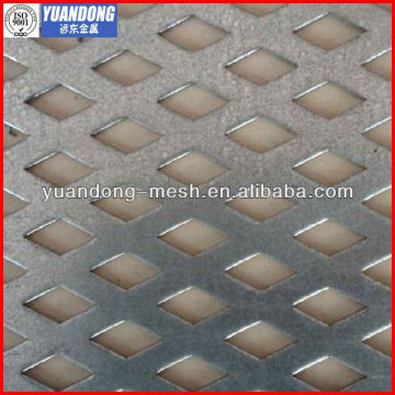 perforated metal sheet / diamond hole perforated metal mesh