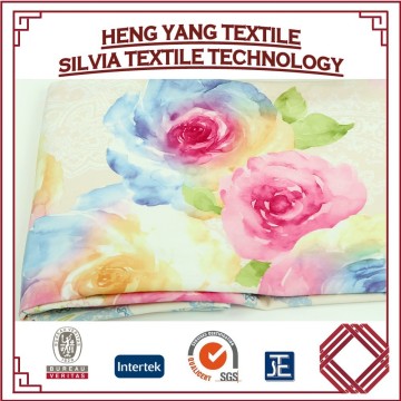 100% Polyester flower Printed Upholstey Fabric for pillow material /pillow cover