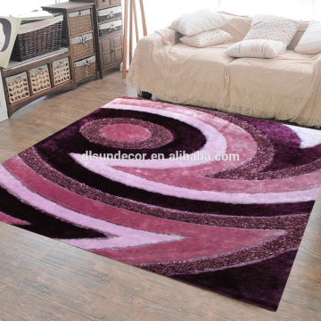 100% polyester 3D floor shag area rugs