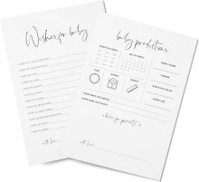 Baby Shower Prediction & Advice Cards: Navigating New Parenthood with Wisdom and Wishes