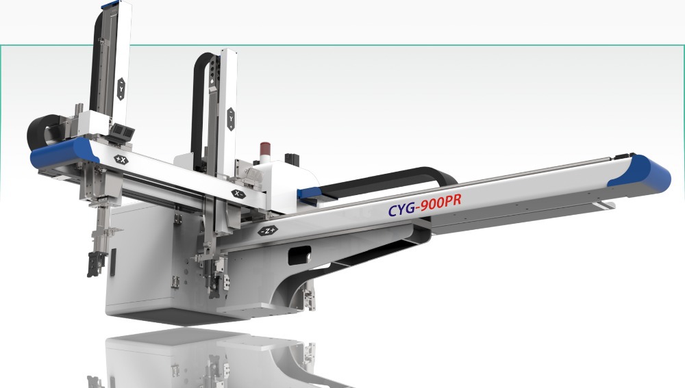 Plastic Industrial Robotic arm 5 axis double arm injection molding machine pick and place robot