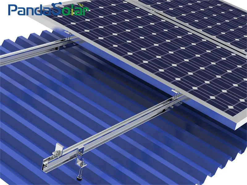High Strength PV Solar Roof Mounting System Aluminum Rail