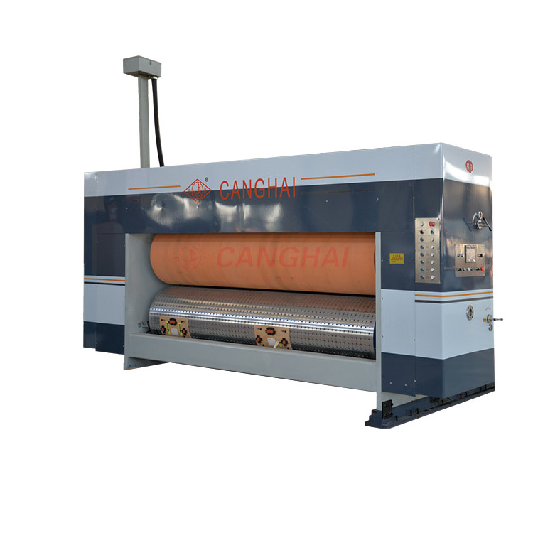 multi color flexo printing die cutting machine for paper board