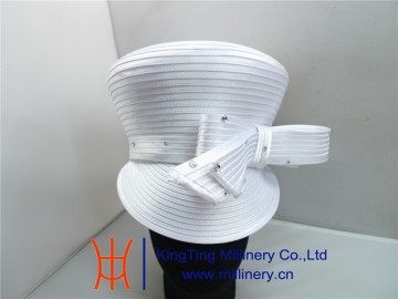 Formal Church Hats Designer Hats White Hats Wholesale BM-5058