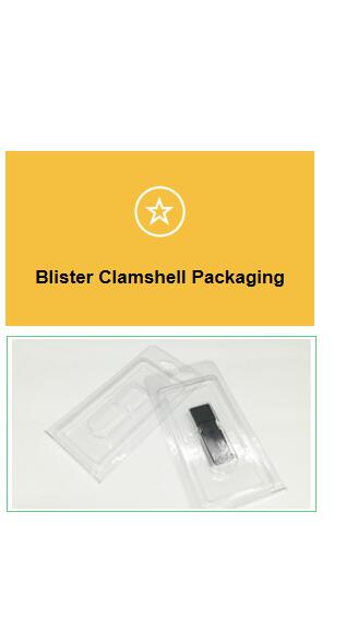 Custom Insert Cardboard Double Blister Clamshell Packaging