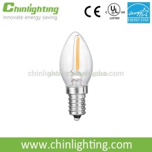 E12 E14 Led filament bulb with UL C7 filament bulb