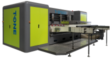 Corrugated cardboard scanning printing machine