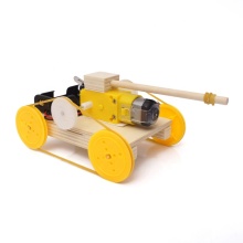 Educational STEM Learning Set: Children DIY Wood Tank Model Kit