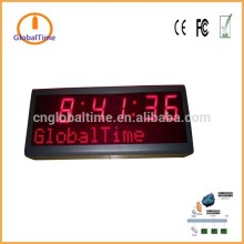 GlobalTime digital message network Church clock