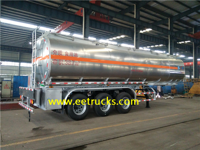 Stainless Steel Edible Oil Tank Trailers