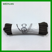 Colored cotton waxed dress shoestring laces