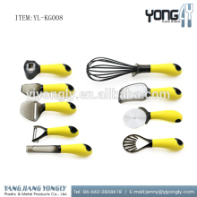 Hor selling kitchen gadget colorful handle kitchen gadget