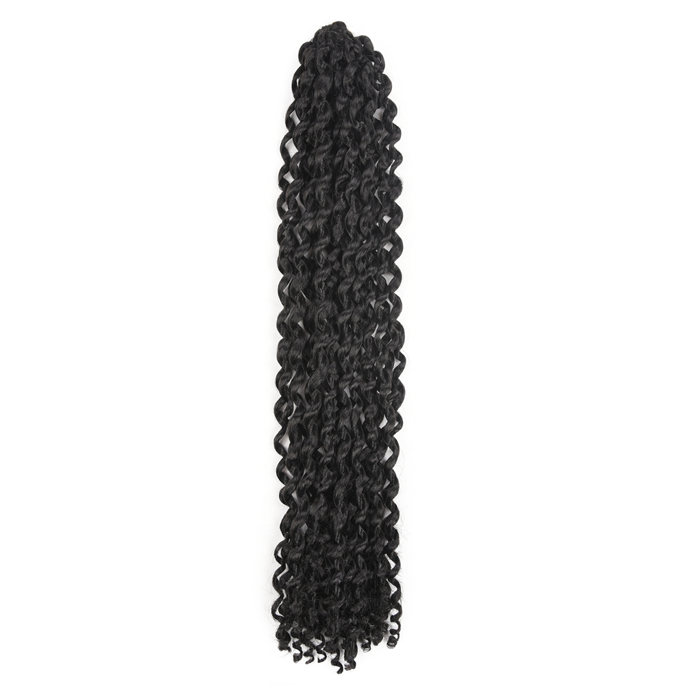 curly synthetic braiding hair synthetic crochet hair extensions water braid 18inches 80g