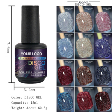 Diamond Glitter Disco Reflective Gel Nail Polish Set