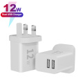 5V 3.1A 2.4A Adaptador móvil 12W Cargador de pared