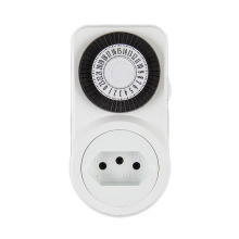Programmable Manual Mechanical Timer for Home Appliances: TB-30A 24 Hours Timer Switch with 220V/10A Socket