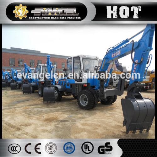 5 ton hydraulic 180 degrees wyl5.6 wheel excavator