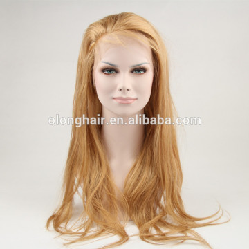 Unprocessed 5a virgin brazilian human hair full lace wigs with bangs