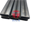 Tubes en acier ovales plats soudés Q235 de 25 * 10 * 1 mm