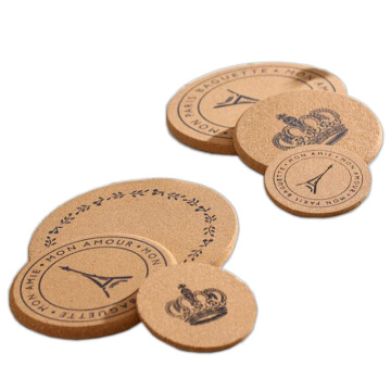 Durable Waterproof Natural Cork Leather for Cup Mat