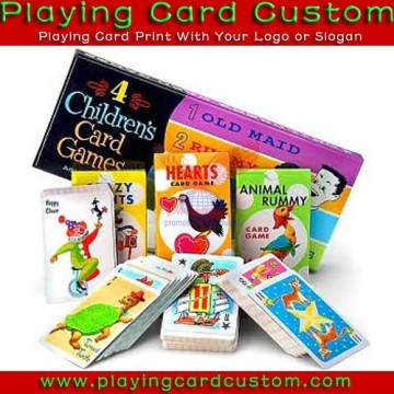 paper playing card printing with logo