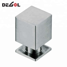 Square stainless steel kitchen cabinet door knobs