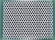 Perforated metal screen