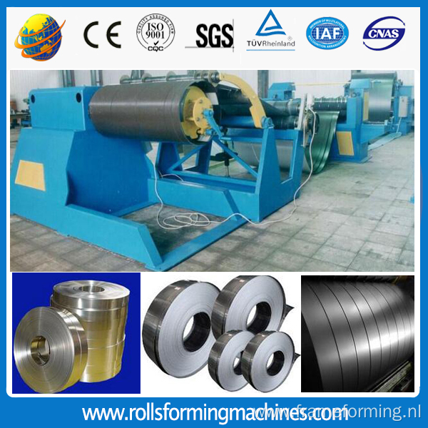 CNC slitting machine line for cut the steel coil into different width