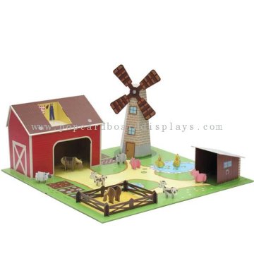 3d Paper Kidkraft Corrugated Cardboard Toys Garden Play Houses Ento003