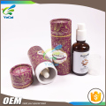 Caja de regalo de lujo del aceite esencial de papel de encargo, tubo de papel de empaquetado del e-líquido 30ml con la muestra libre