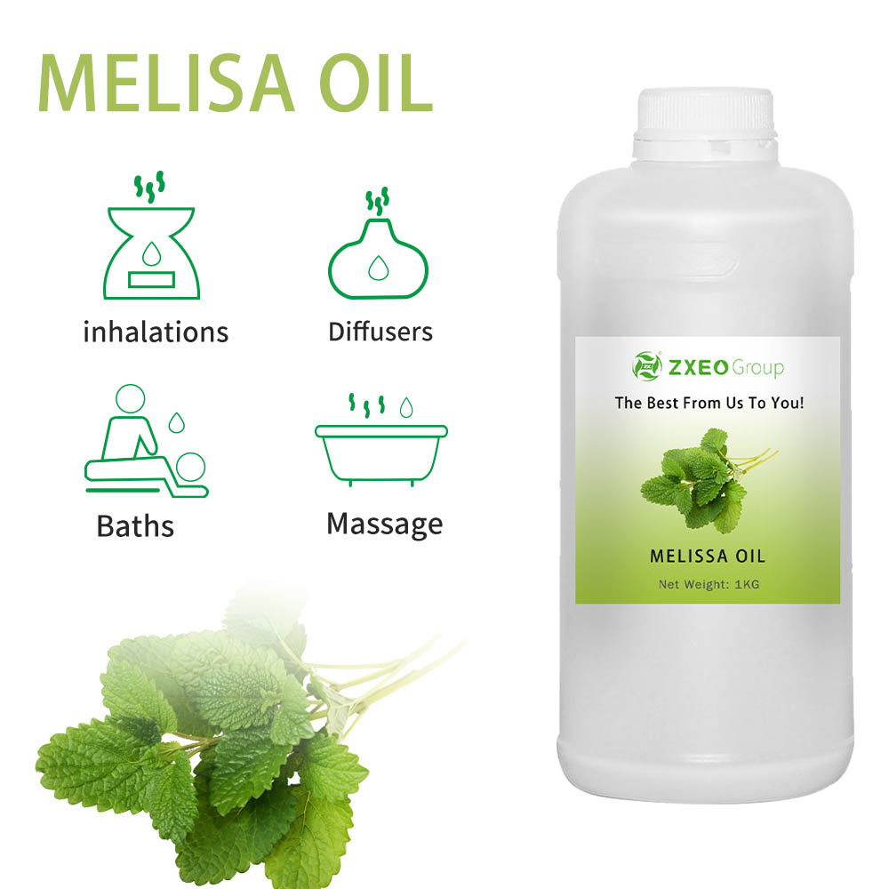 Мелисса эфирное масло терапевтическое качество для аромата кожи
