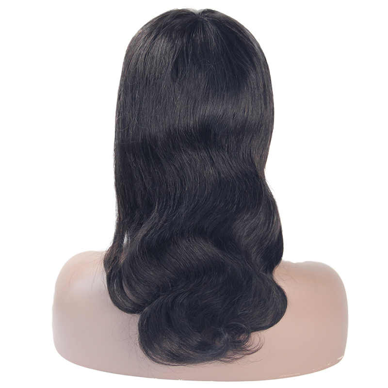 cheap price short human wig machine made,100% human hair machine made human wig with bang,pure human hair wigs curly